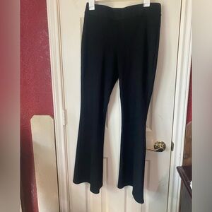 Women’s Slim factor by investments black flare dress pants size M